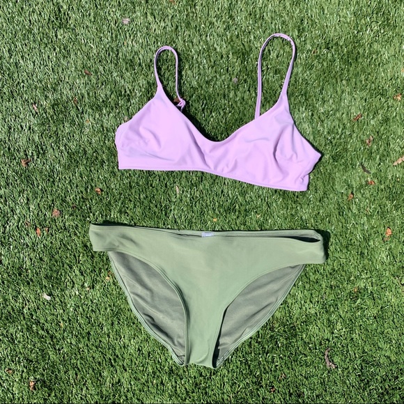 aerie Other - Aerie purple and green bikini set